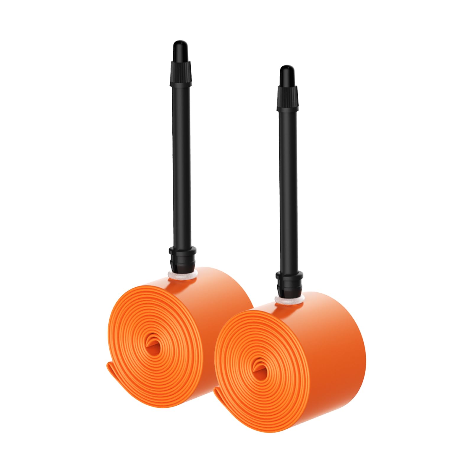 Lot de 2 chambres à air en TPU 700 C 65 mm Valve Presta pour roues à section profonde, chambre à air légère pour pneu de vélo de 700 x 18 C à 32 C