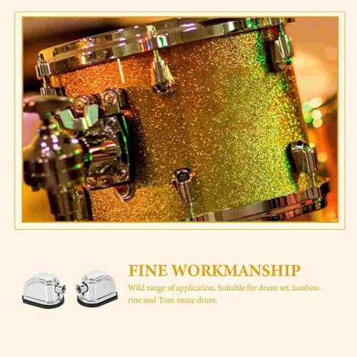 Bass Drum Claw Hook 6 Pcs Snare Drum Set Ear Claw Hooks Accessories para reemplazo de conectores Lugs de hierro Duraderos miniatura 4