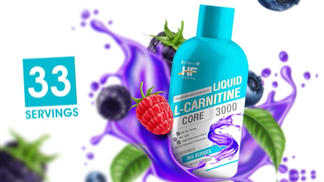 hf l carnitine HF Series Liquid L carnitine 3000mg for fat loss - Convert Fat to Muscle -  450ml