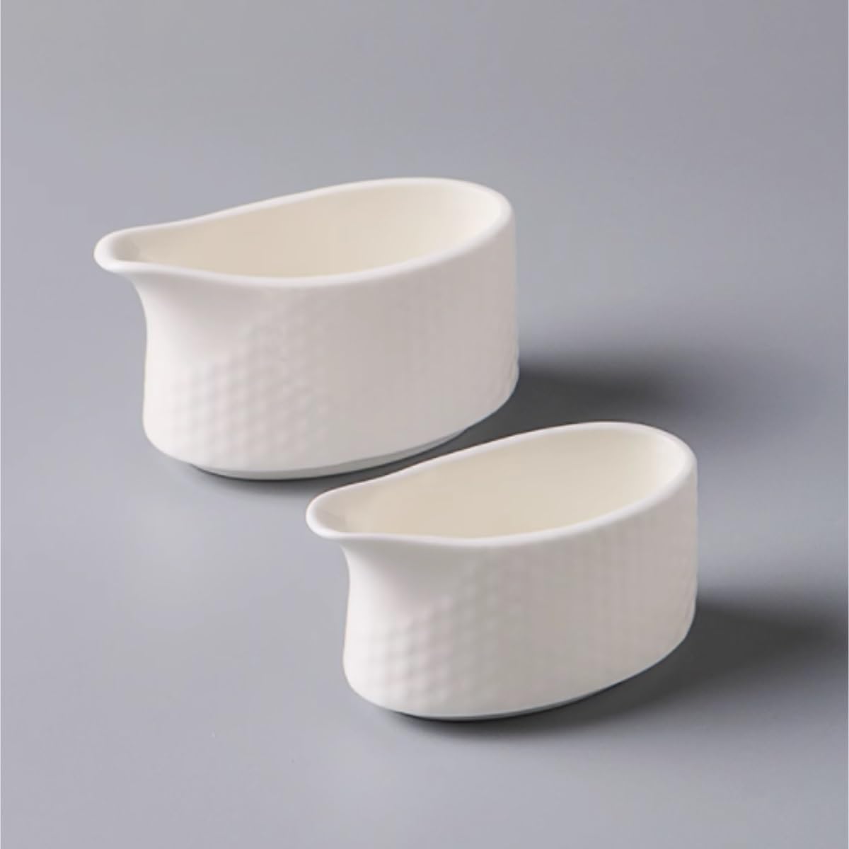 Salsiera per condimenti per insalata, in ceramica, per cibo occidentale, salsa, caffè e latte, salsa, per cucina e ristorante (9,3 x 5 cm)