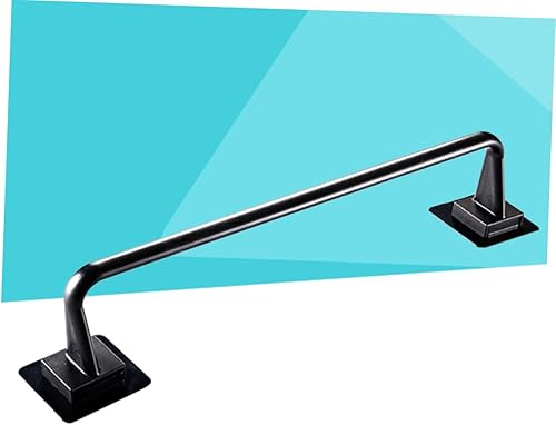 Miniatura 3 de DOITOOL Toallero negro para toallas de baño, soporte para tapa de cacerola, toallero para bar, organizador de toallas sin dejar rastro, toallero de