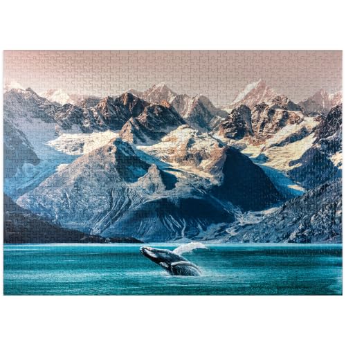 MyPuzzle Alaska Whales 1000-Piece Puzzle