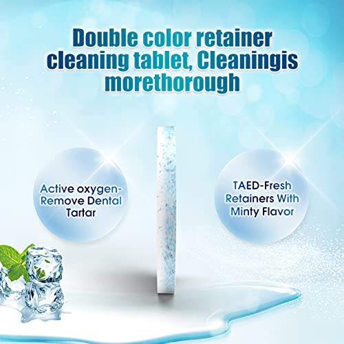 Y-kelin Orthodontic Retainer Cleansing Tablet 96 Tablet (96 Count (Pack of 1)) - Image 5