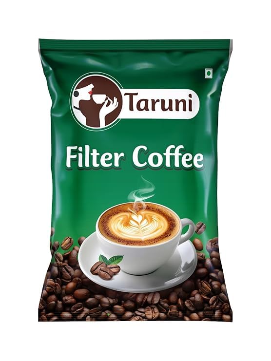Taruni Filter Coffee,Premium South Indian Blend with 70% Coffee & 30% Chicory, Strong Aroma & Rich Taste, Traditional Filter Coffee Powder – 500g Pack-image-48
