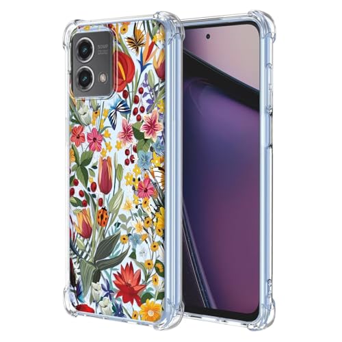 WOWUDI Funda para Motorola Moto G Stylus 5G 2023,Fundas de teléfono con Estampado Transparente Silicona Suave Delgada con Bonito diseño de TPU,Funda para Motorola Moto G Stylus 5G 2023.-SJ104