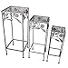 Produktbild LINDER Hocker Set 3 TLG. eckig in 3 Größen S: 18x50cm, M: 23x60cm, L: 28x70cm