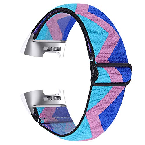 GIMart Bracelet de rechange compatible avec Fitbit Charge 4/Charge 3 pour homme et femme, en tissu respirant en nylon tissé pour Fitbit Charge 3 & Charge 4 & SE S S et L Cover
