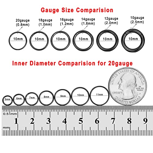 FANSING Men Women 316L Surgical Steel Hinged Nose Rings Hoop for Nostril Septum Cartilage Helix Daith Tragus Rook Conch Lip Ear Lobe Piercings3