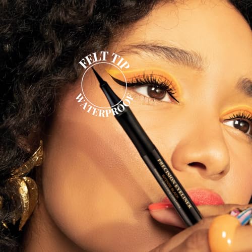 Delineador de ojos BEL London Waterproof Precision - Negro intenso mate miniatura 6