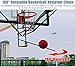 Ryanang Basketball Returner Rebounder - Metal Shot Return Net System for Gym Training and Outdoor Use Enhances Solo Practice Efficiency