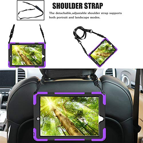 Protégez votre iPad 8e génération avec cet étui robuste violet - 4