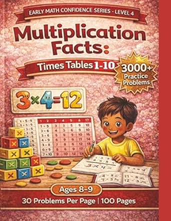 Multiplication Facts: Times Tables 1-10: Early Math Confidence Series ...