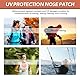 24 Stück Nasensonnenschutz, Sonnen Nasenpflaster, UV Nasenschutz Outdoor, Nasenpflaster Outdoor, Sonnenschutz-Nase, Sonnenschutz Nase Patch, Beige Nase Sonnenschutz Nasenschutz für Outdoor-Sportarten