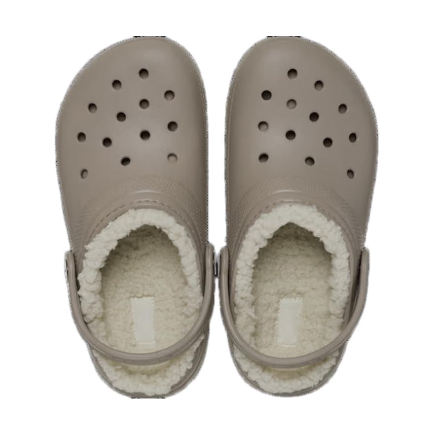 Image of Crocs Kids Classic Lined Clog in Brown