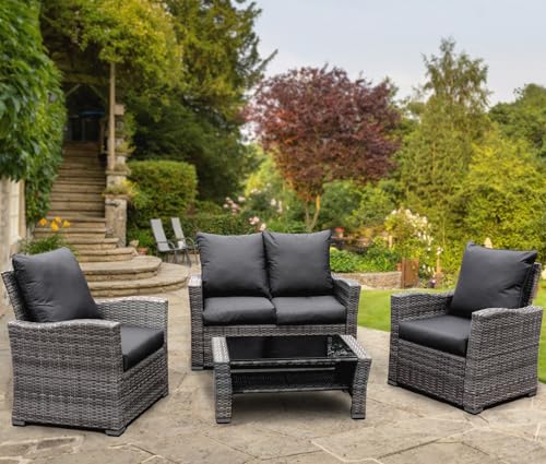 GOODS EMPORIUM 4 Seater Rattan Furniture Set