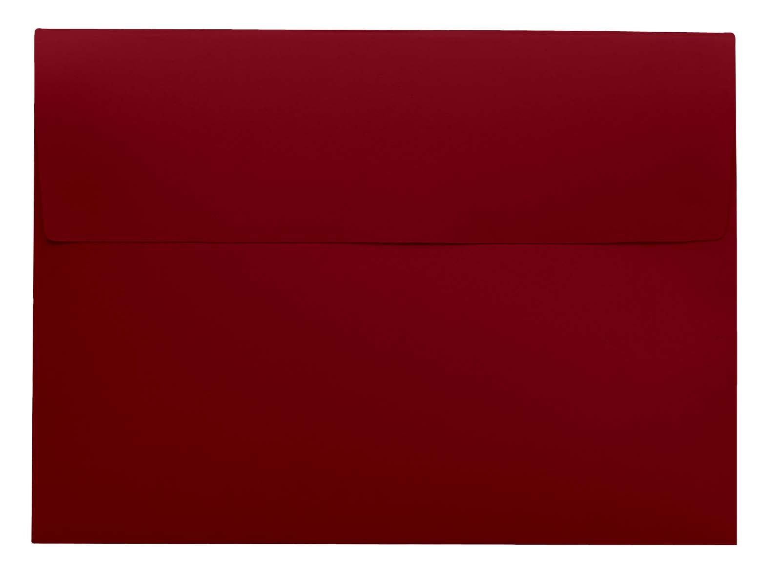Enveloppes bordeaux auto-adhésif A1 80 LBS pour invitations de mariage