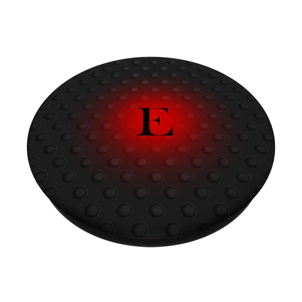 PopSockets PopGrip Adesivo A Pulsante Rosso E Nero – Design Cucito Per Amanti Del Fai-da-Te E Della Moda - 3