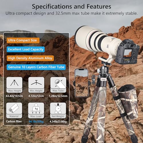 Compact Travel Tripod for Photographers