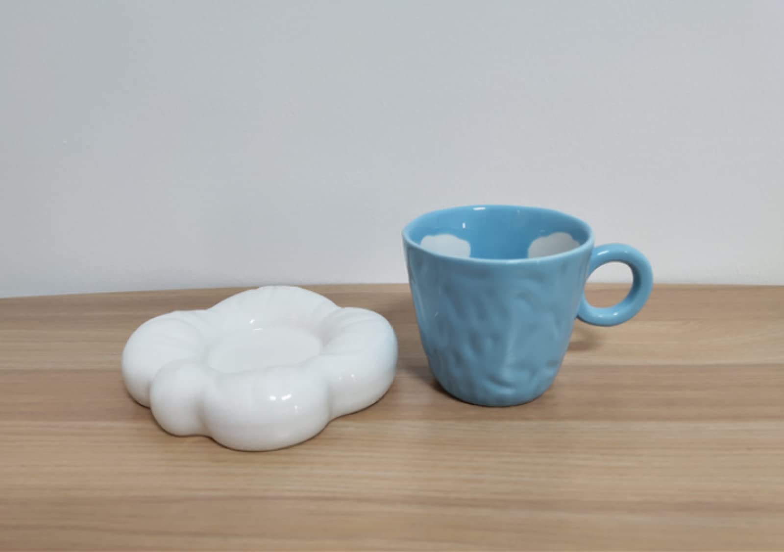 Tazza da caffè in ceramica Nuvole blu Tazza da tè Ceramica Caffè Colazione Tazza da latte Tazza Regalo per ufficio e casa