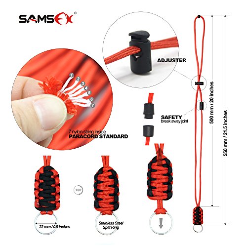 SAMSFX Quick Knot Tool and Fly Fishing Lanyard Necklace Combo (Breakaway Lanyard & Black Knot Tool)