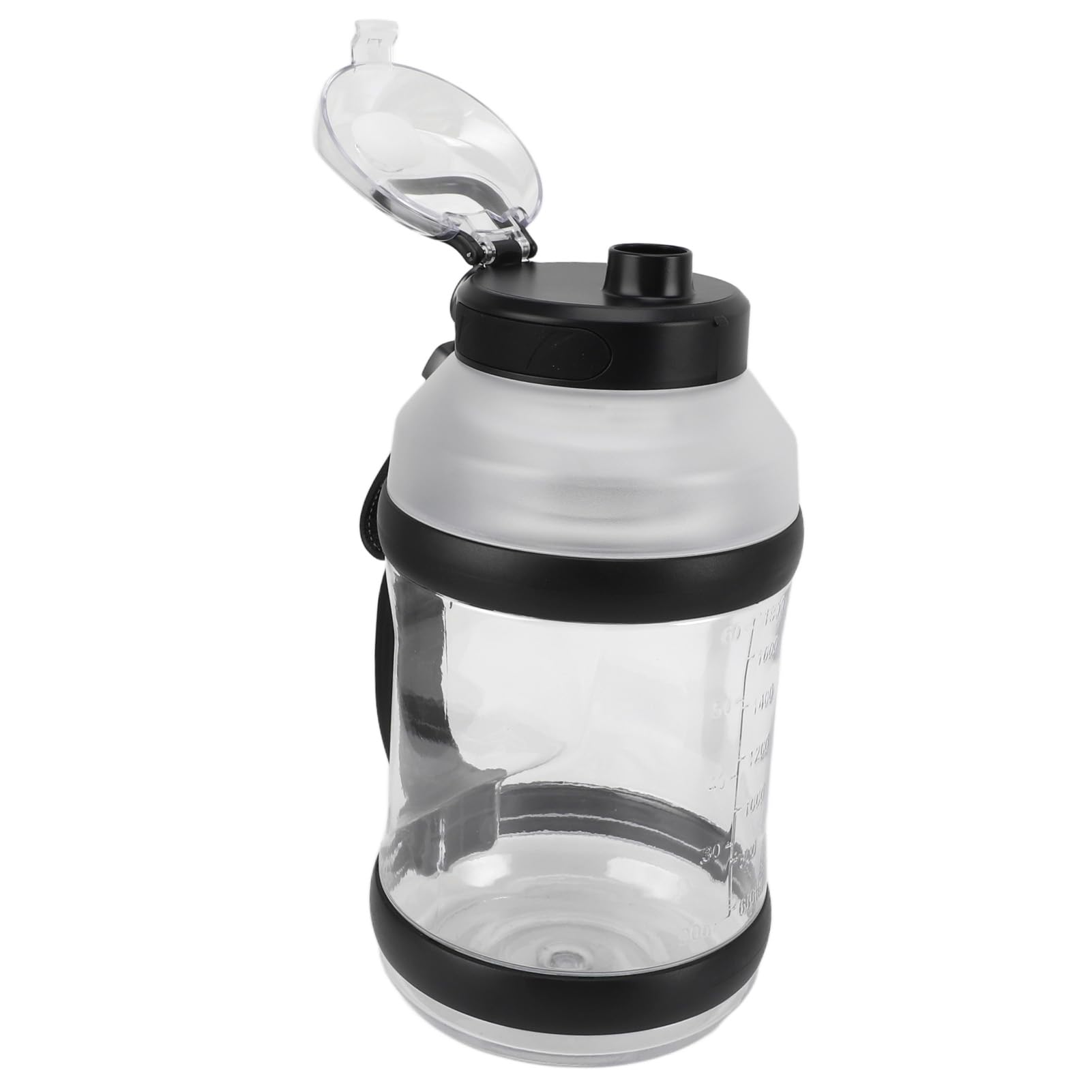 Fafeicy Mixeur Portable 2L 18000 Tr/min, Rechargeable pour Smoothies avec 6 Lames et 2 Bouchons, for Shakes Jus Alimentation bébé (BLACK)