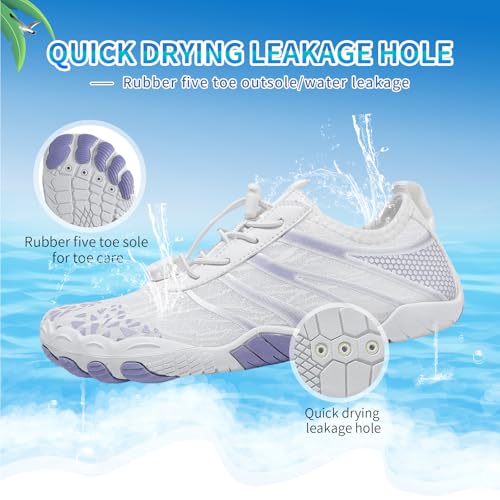 Image of SIOSNETA Hike Barefoot Shoes for Women Men, Breathable Non-Slip Athletic Footwear, Wide Toe Water Shoes for Hiking, Non-Slip Neuropathy Shoes for Women Men, Grounded Comfort wear