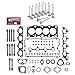 Evergreen HSHBIEV6025 Head Gasket Set Head Bolts Intake Exhaust Valves Fit 99-06 Hyundai Sonata Santa Fe Kia Optima 2.4L G4JS DOHC