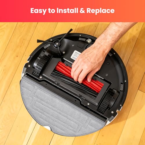Image of 1 Set Main Brush Replacement for Roborock S8 / S8+ / S8 Pro Ultra / S8 MaxV Ultra / S8 Max Ultra / Q5 Pro / Q5 Pro+ / Q5 Max+ / Q8 Max / Q8 Max+ / Qrevo Master /Qrevo Slim Vacuum Roller Brush Parts