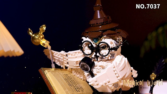 Amazon.com: Ideas Magic World Owl Building Set, Compatible with