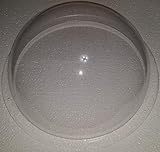 SUPREMETECH Acrylic Dome/Plastic Hemisphere - Clear - 11" Diameter, 3/4" Flange with Pre-Drilled Hol