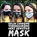 Black to Colorless Color Changing Magic Paint Activated by Body Heat Thermochromic Paint Temperature responsive for Secret Messages Gender Reveal Escape Room props Magic Tricks