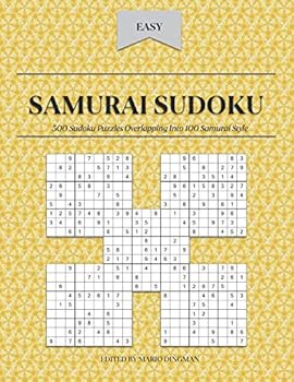 Paperback Samurai Sudoku: 500 Sudoku Puzzles Overlapping Into 100 Samurai Style Book