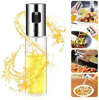 Besmon Olive Oil Sprayer Food-grade Glass Bottle dispenser for Cooking, BBQ, Salad, Kitchen