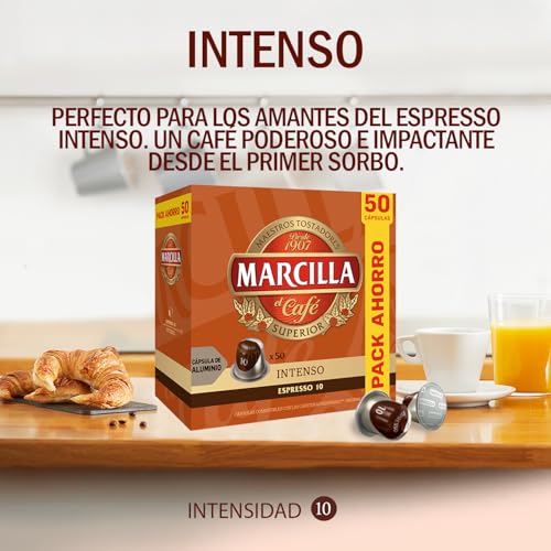 Miniatura 5 de Marcilla Cápsulas De Café Intenso Intensidad 10 50 Cápsulas Compatibles Nespresso