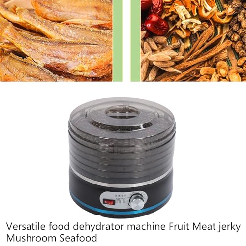 Dörrgerät für Lebensmittel und Trockenfleisch, 5 Etagen, Elektrischer Dörrautomat, Professioneller Dörrautomat, Fleischdörrgerät, Lebensmittelkonservierer für Fisch, Fleisch, – Bild 5