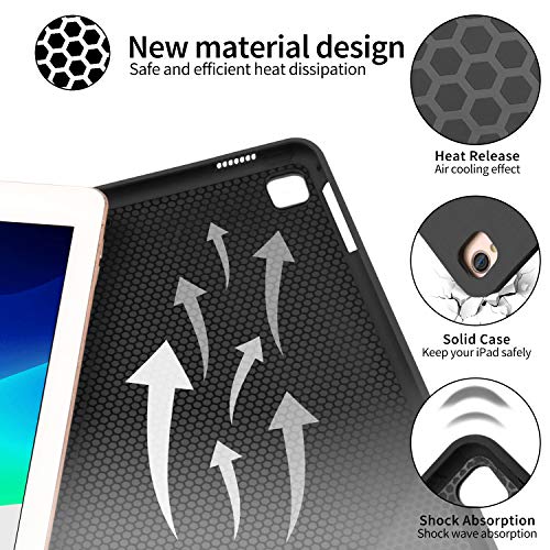 Boriyuan New Ipad 10.2 9Th 8Th 7Th Generation 2021 Keyboard Case, 7 Colors Backlit Detachable Keyboard Slim Leather Folio Smart Cover For Ipad 10.2 Inch/Ipad Air 10.5"(3Rd Gen)/Ipad Pro 10.5" – Black #TOP5