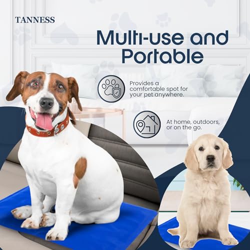 TANNESS Dog Cooling Mat - Advanced Self-Cooling Technology - Waterproof Heat Relief Pet Mat - Pad for Dogs & Cats - Medium (40x50cm) - Image 5