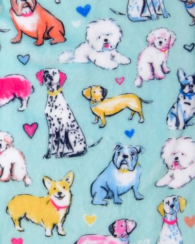 iscream Big Girls' Silky Soft Plush Spa Wrap for Home, Travel, Summer Camp - Furry Friends Collection2