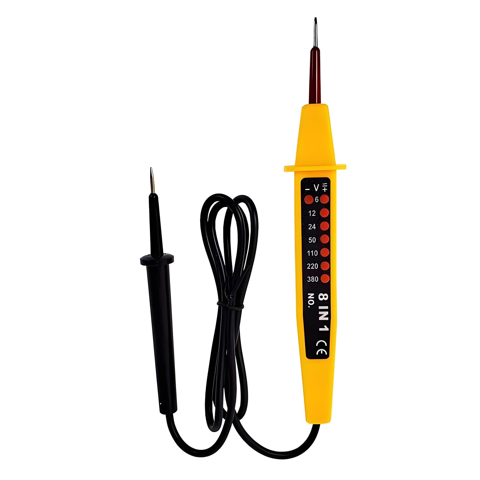 SPANNUNGSPRÜFER LED STROMPRÜFER Phasenprüfer Gleich- und Wechselspannung 0-500V EUR 9,49 - DE
