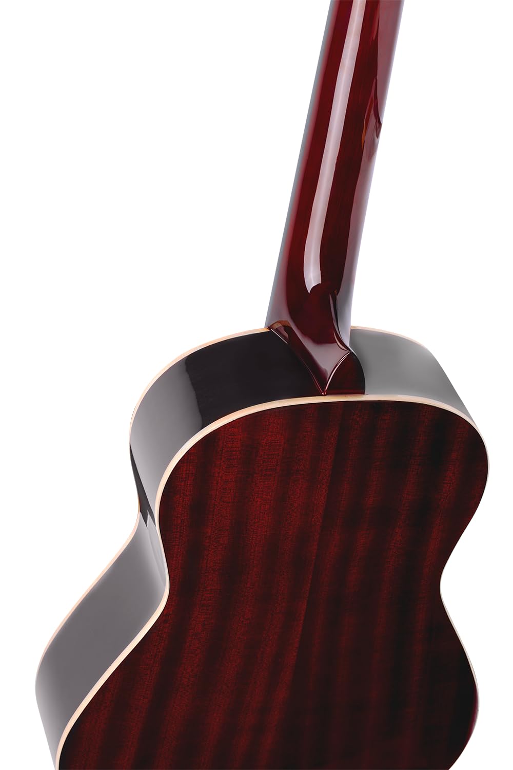 Ortega Guitars 1/2 Konzert Gitarre – Family Series – Inklusive Gig Bag – Fichte, Mahagoni, Rot (R121-1/2WR)