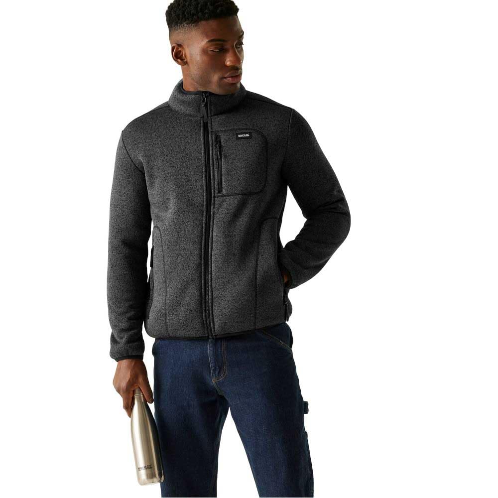 Regatta Mens Barlee Full Zip Teddy Fleece Warm Durable Outdoor Hiking Winter Jacket