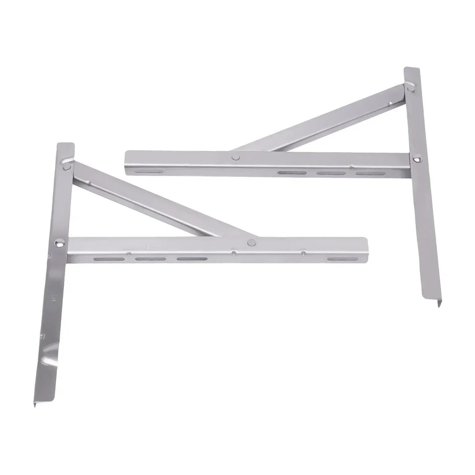1 Soporte de Montaje en Pared Mini Dividido. | Soporte de aire acondicionado multifuncional de acero inoxidable for ventanas y exteriores sin conductos