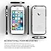 Ringke Frame Compatible with iPhone SE Case, 5S Case, 5 Case Reinforced Dual-Layered Guard Bumper Resilient - SF Black