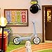 Flever Dollhouse DIY Book Nook Miniature Kit, Chinese Style Bookshelf Insert Decor, 3D Wooden Booknook Miniature Kit for Creative Assembled Bookends (My Dear Deskmate)