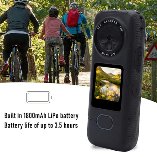 Wisoqu Action Camera 4K 64MP Pantalla táctil 1.4 pulg miniatura 5