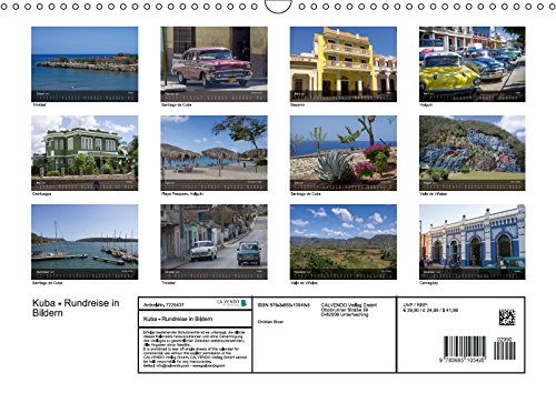 Kuba - Rundreise in Bildern (Wandkalender 2017 DIN...
