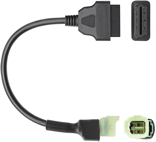 Miniatura 5 de OBD2 OBDII - Adaptador de cable de diagnóstico de enchufe de 4 pines compatible con Honda Motorbike Motorcycle