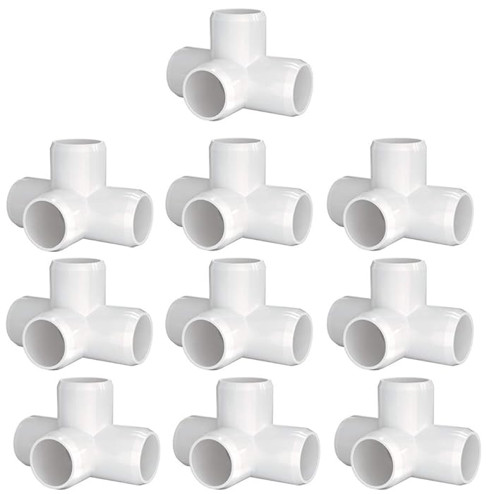 Buy letsFix 4Way 3/4 inch PVC Fitting, PVC Elbow Fittings PVC Pipe
