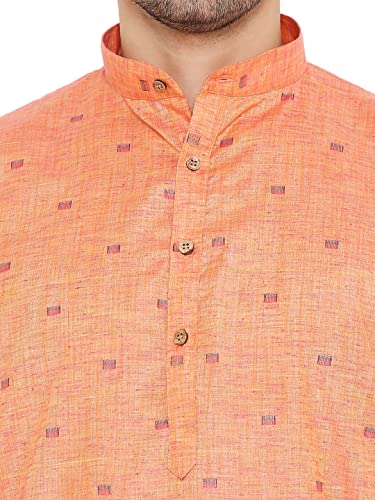Image of Maharaja Linen Blend Kurta Pyjama Set for Men