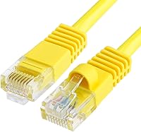 Vista 21 de Cmple - Cable Ethernet Cat5e de 7 pies, Cable Patch Ethernet UTP Cat 5e de 350 MHz, Cable LAN de red de 1 Gbps, Conectores RJ45, Compatible con PC